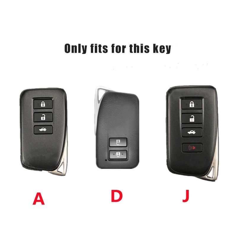For Lexus NX IS RX ES GX LX LS UX GS 200 260 300 350 NX200 NX300 RX350 ES300 Zinc Alloy Leather Car Key Case Cover Accessories