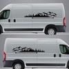 2PCS Vinyl Car Stickers Mountain Tree Forest Decor Decal Car Body Stickers and Decals Vinyl Graphic for Car SUV RV Camper Trailer