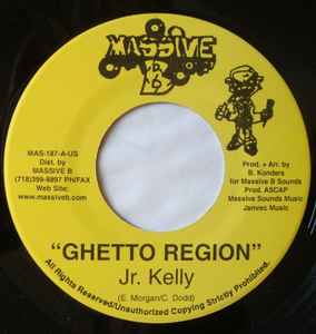 

7inch Record JUNIOR KELLY - Ghetto Region MAS187 Massive B Jamaica Reggae, Ska & Dub Used