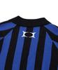 Critic Strickstreifen Renn-Trikot Schwarz