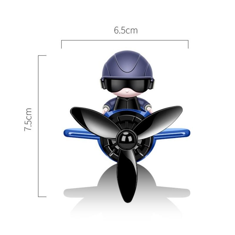 Universal Car All Years Astronaut Airplane Shape Car Air Freshener Cute Cartoon Spaceman Car Air Outlet Perfume Clip Decoration