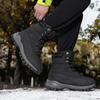 Winter Men's Snow Boots Mid-cut Thick Sole Plush Non-slip  Wear-resistant Large Size Snow Boots for Winter Mens Winter Boots