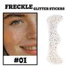 Freckles Face Stickers Diamond Waterproof  Stickers Environmentally Friendly Face Stickers Eyebrow Stickers Face Masquerade Face