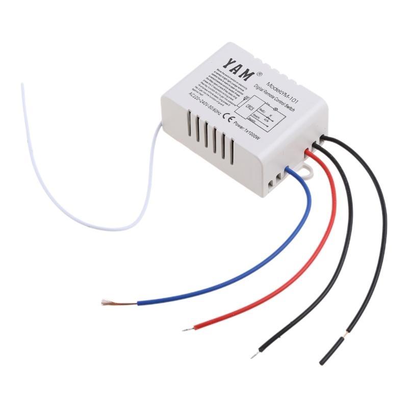 1-way Wireless Panel Switch for Smart Light Receiver Remote Light Switch Durable