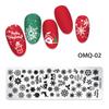 Japanese Nail Art Printing Template, Marble Christmas Snowflake Nail Art Printing Steel Plate