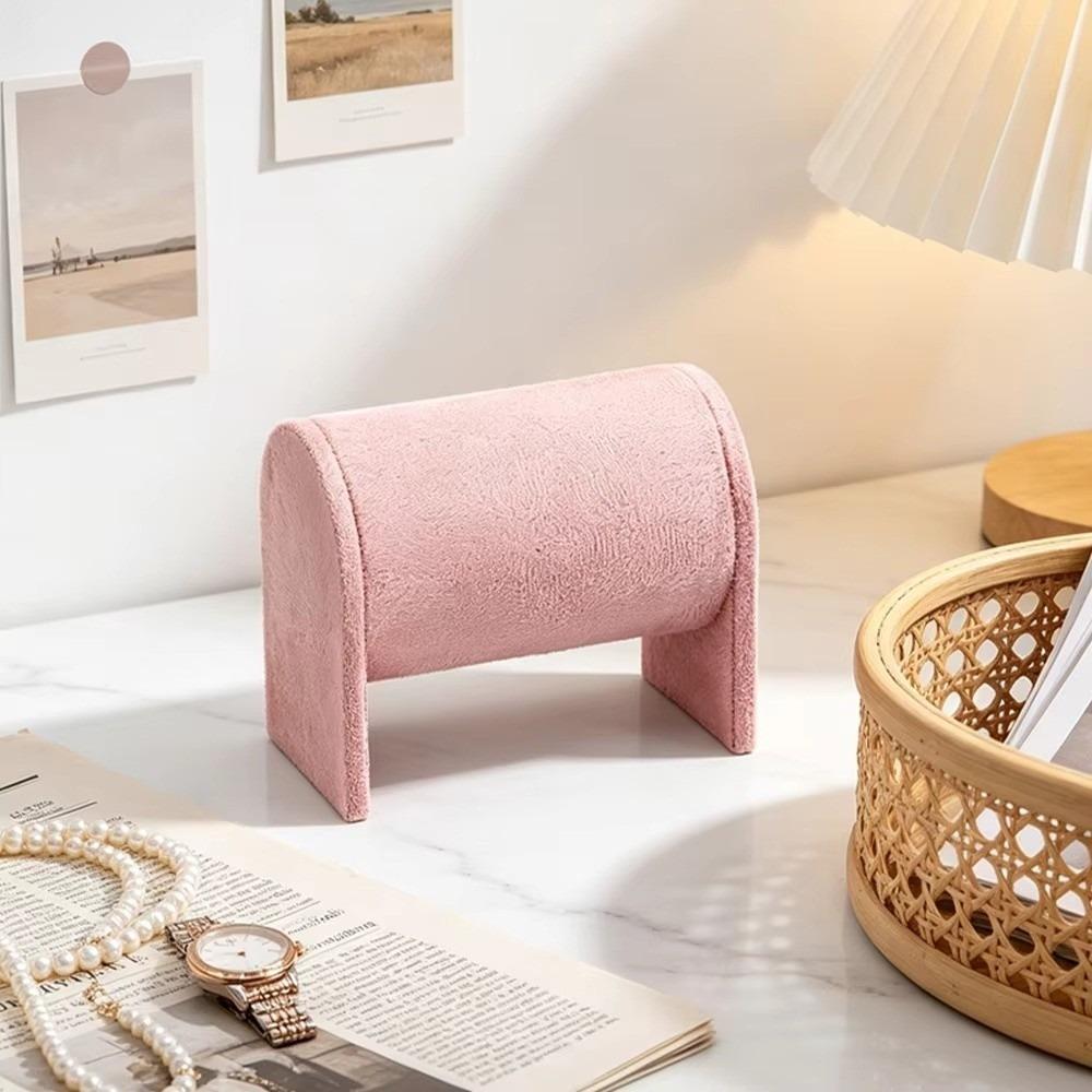 Small Pillow Shape Jewelry Display Stand Leather Headband Necklace Display Props  Accessory Storage