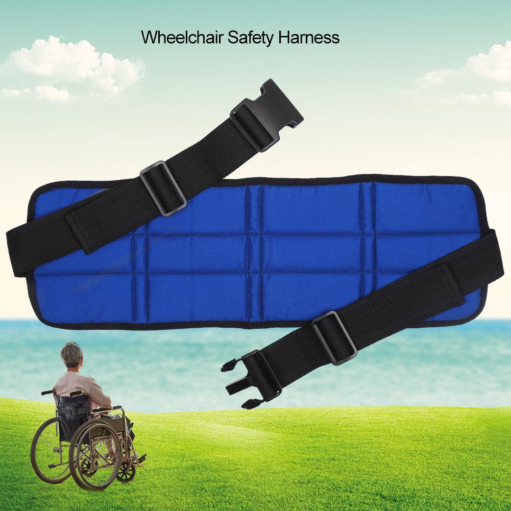 Breathable Adjustable Wheelchair Seat Belt Cushion Safety Harness Straps for Elderly Patients