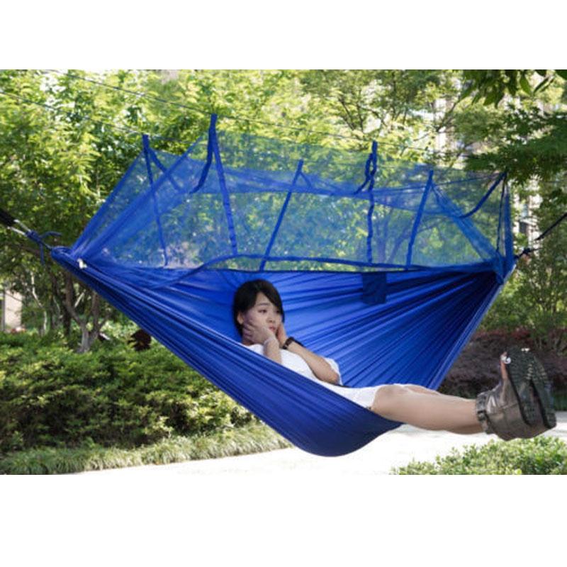 Premium Camping Doppelperson Reise Outdoor Zelt Hängemattenbett mit Moskitonetz