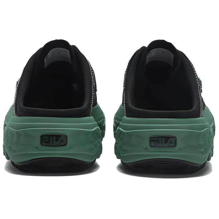 Fila Rock Mule Bequeme Vielseitige Langlebige Leichte Low-Top Canvas Schuhe Damenschuhe Schwarz F12W432307F-BK