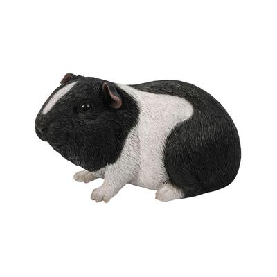 Ubia Czarno-Biała Świnka Morska x 9 x Świnka Morska Ogrodowa, 15,5 9,2 cm, Figurka, Ozdoba, Zwierzę, Dekoracja, Świnka, H11359-7