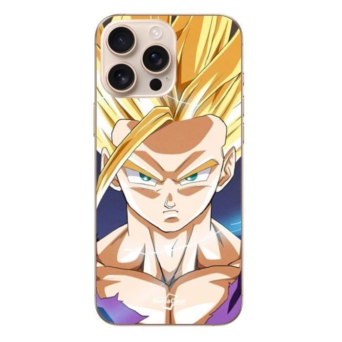 Hülle iPhone 16 Pro Dragon ball z sangoku Blonde Haare Maniacase
