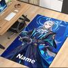 Custom Name Genshin Impact Printed Carpet, for Office Chair Living Room Bedroom Kitchen Room Decor Gifts.