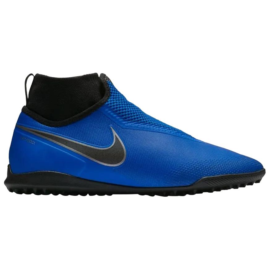 Nike React Phantom VSN Pro DF TF Racer Blue Herren Sneaker Schwarz AO3277-400
