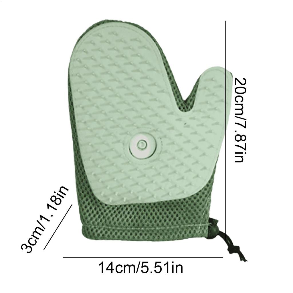 Pet Cleaning Spray Glove Pet Grooming Gloves For Cats Dogs Reusable Anti-Static Shedding Mitt Dog Cleaning Supplies For Indoor