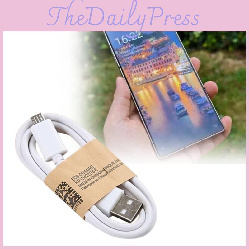 White Usb Micro Data Cable Fast Charger For Galaxy Android Phone Tools