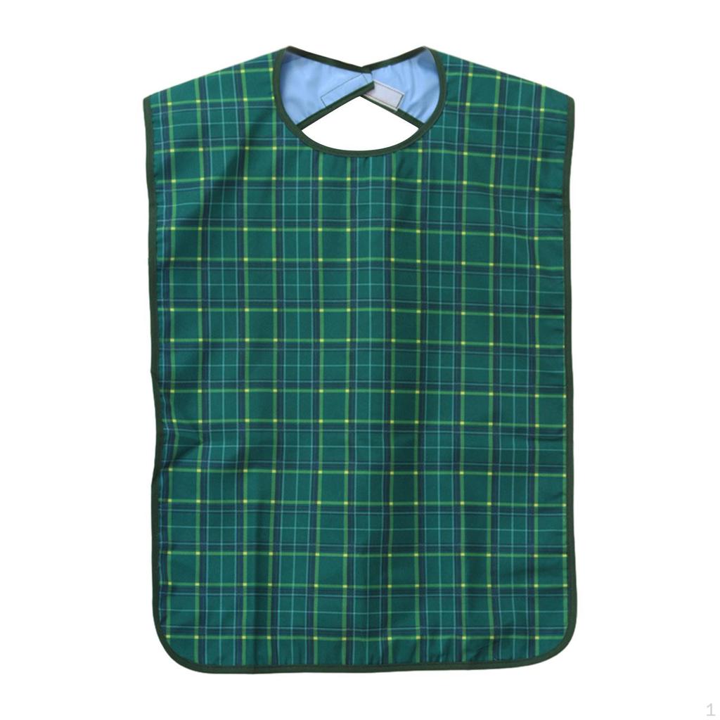 Erwachsenenlätzchen 75x45cm Bequem Fleckenabweisend Groß Ölfest Wasserdicht Kleidungsschutz für