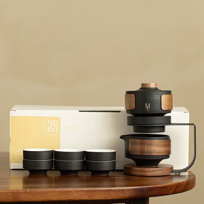 

BEPAN Ceramic automatic tea set, home tea making, office high-end and atmospheric complete set of tea set