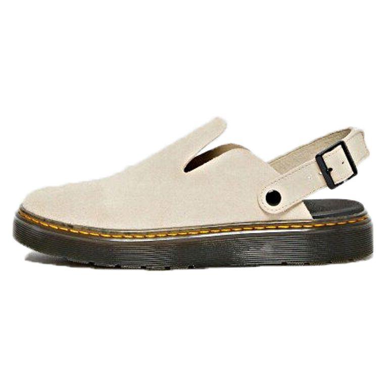 Dr. Martens Leather Fashion Comfortable Low-Top Casual Shoes Unisex Casual Shoes White 27410268