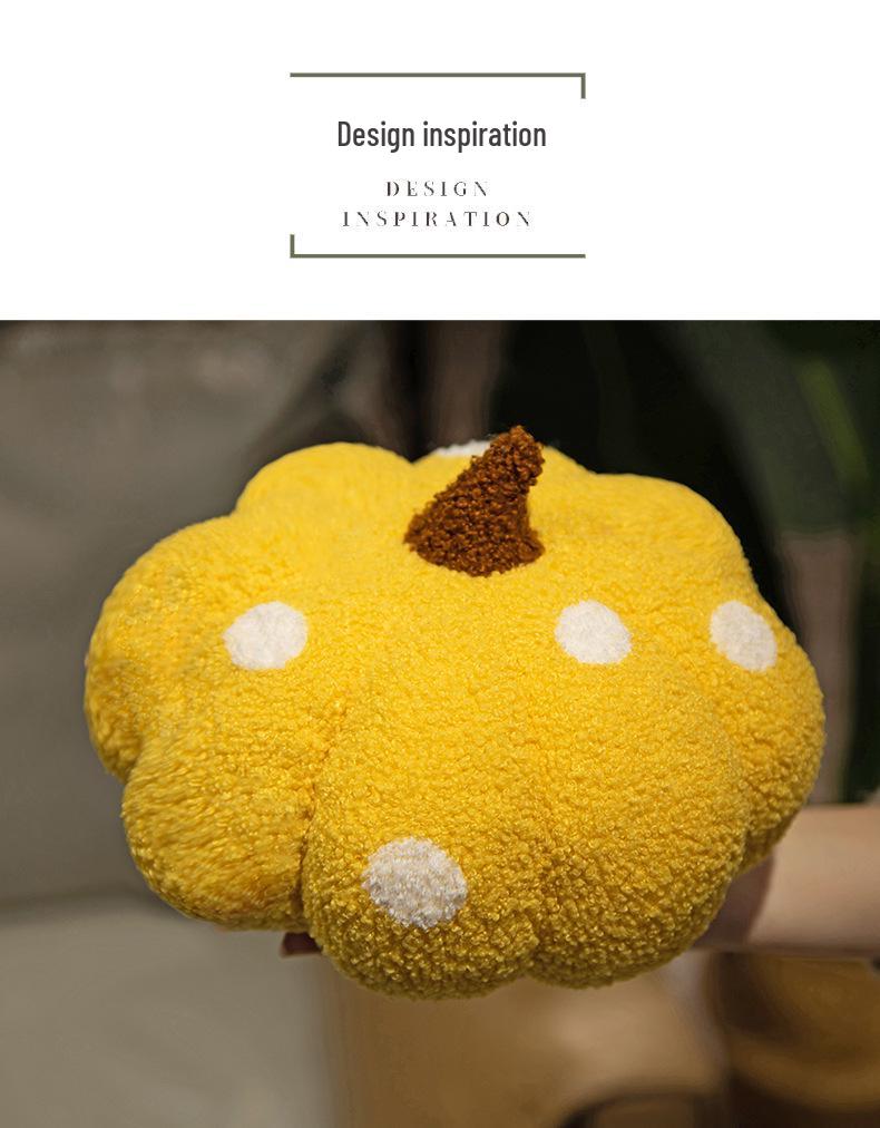 Halloween Pumpkin Throw Pillow - Creative Sofa Cushion for Living Room, Car, Bedside, and Bay Window Decor; Waist Support and Backrest.