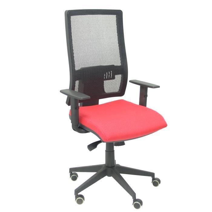 Siège De Bureau Ergonomique Avec Mécanisme Synchro Et Dossier Réglable En Hauteur En Maille Respirante Avec Appui-tête Et Siège