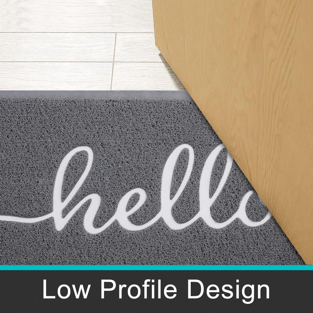 Olanly Absorbent Home Doormats Anti-Slip Indoor Super Soft Resist Dirt Rugs For Entrance Washable Outdoor Door Mats For Entryway
