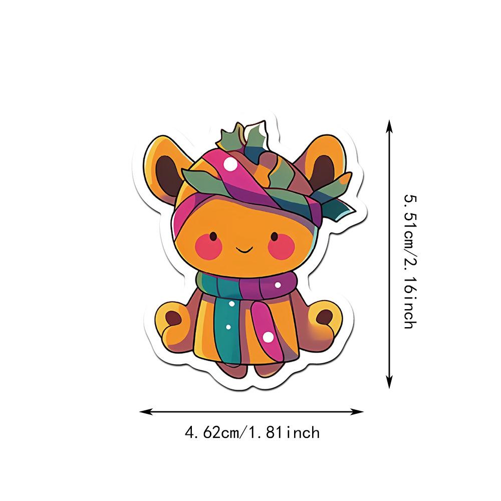 10/30/50pcs Cartoon Christmas Art Aesthetic Stickers Kawaii Graffiti Decals DIY Luggage Notebook Guitar Cute Waterproof Sticker