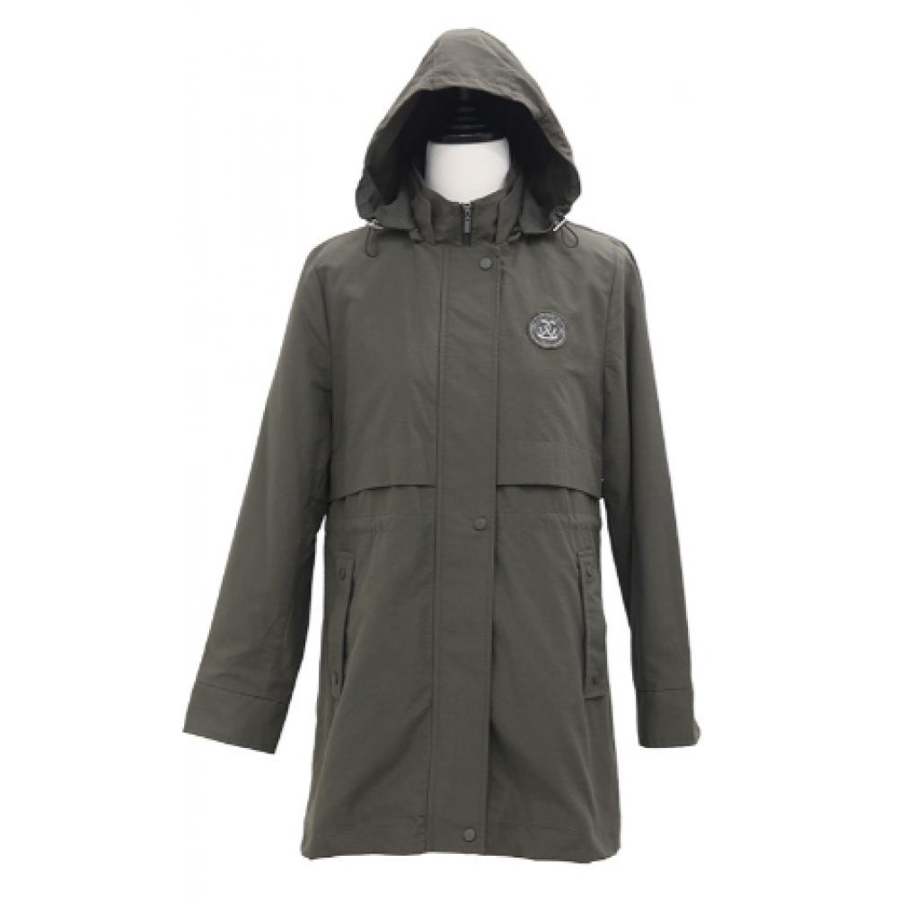 Shiz Madam Modern Double Cover Half Hooded Coat J31725