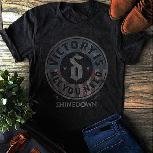 Shinedown TShirt Victory Is All You Need Shirt The Revolution#039s Live Tour 202 Unisex T-Shirt XXXL