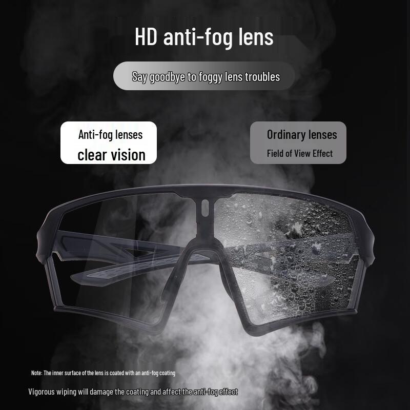 Norman Anti-Fog Photochromic Cycling Glasses