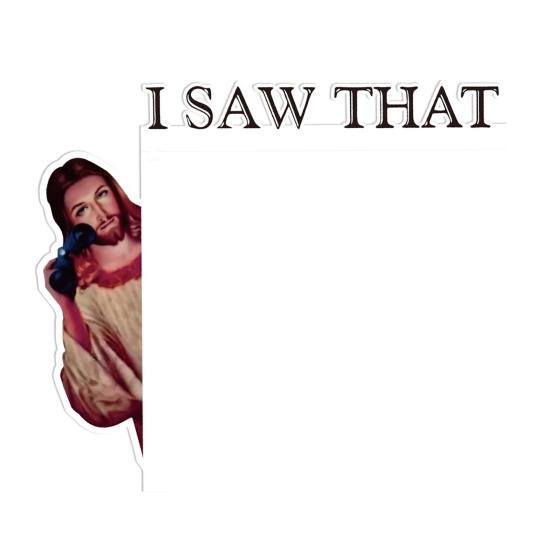 Yousheng Jesus Door Frame Decor Wooden I Saw That Easter Door Corner Decoration Home Door Sitter Corner Ornament Gift for Christian Lovers