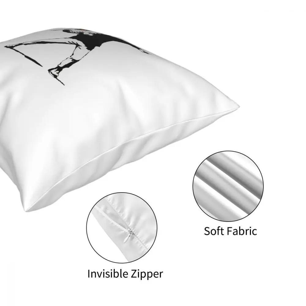 Banksy Flowers Square Pillow Case Cushions for Sofa Bomber Stencil Banksy  Cushion Covers