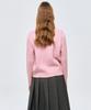 LESONNET Duke Cable Knit Pullover Pink