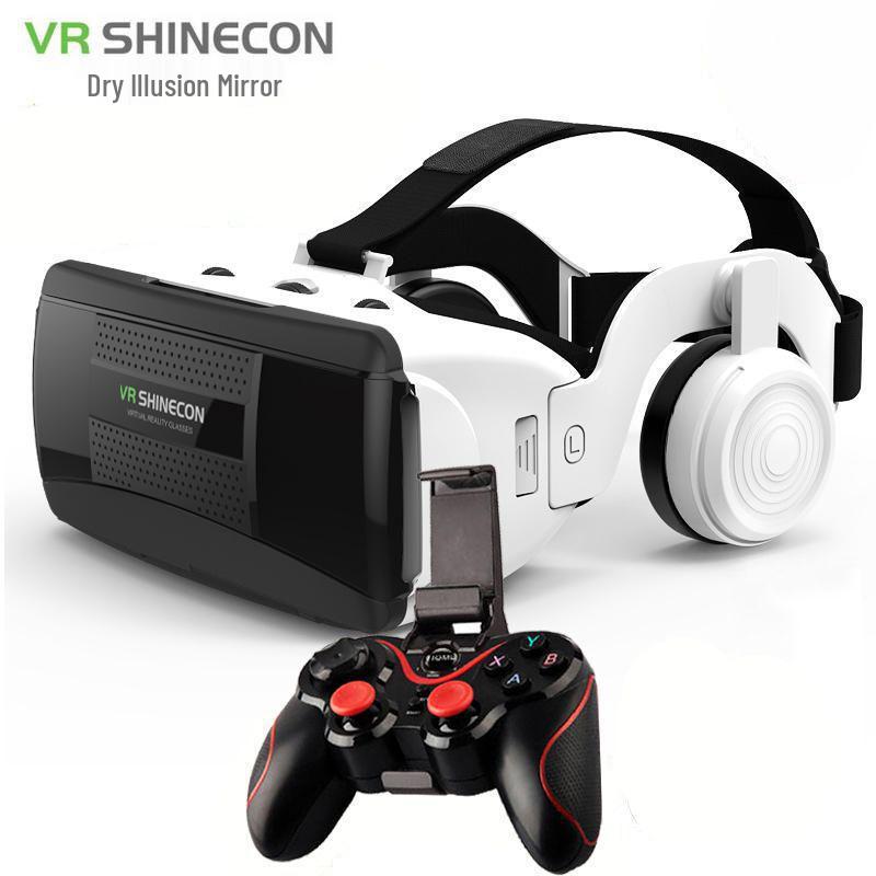 All-in-One VR Headset: Mobile 3D Cinema & Gaming Experience