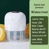 Compact Electric Garlic Grinder & Peeler for Kitchen