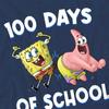 SpongeBob SquarePants Unisex Adult 100 Days Of School Heather T-Shirt