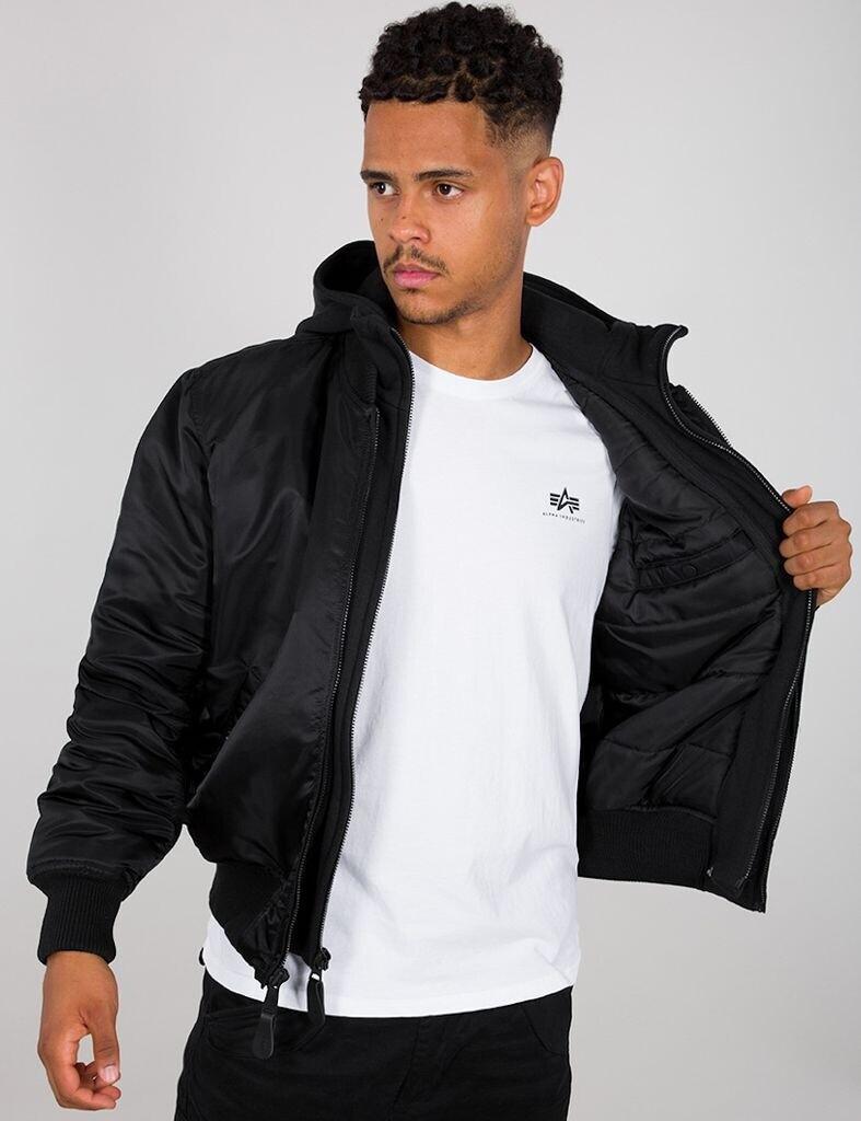 Winter Jacket Alpha Industries MA-1 ZH Back Print (128113) Black/white