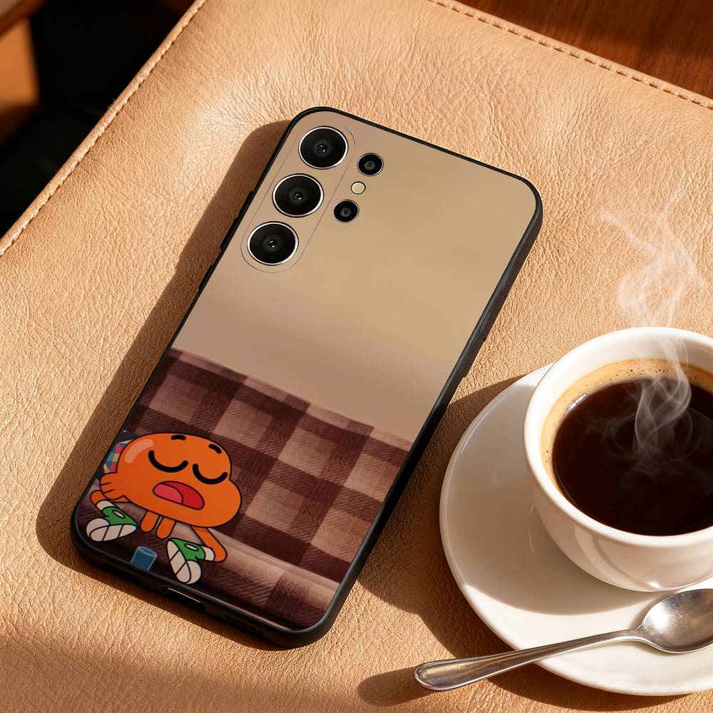 A-Amazing W-World of G-Gumball Phone Case For Samsung S26,S25,24,23,22,30,21,10,9,Ultra,Plus,Lite,Black Soft Case