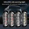 4Led Car Warning Light Grill Breakdown Light Car Truck Trailer Beacon Lamp Led Amber Side Light For Cars 12V - 24V