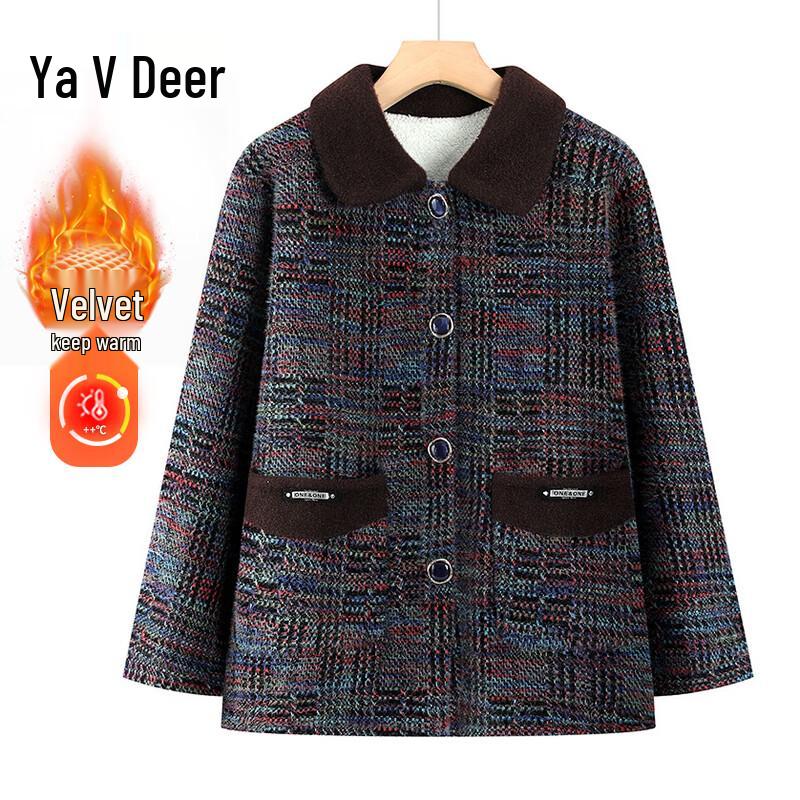 

Yalu Women s Warm Fleece-Lined Winter Jacket 3XL