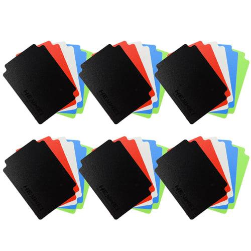 Card Separators, 5 Colors, Dividers, Deck Case Organizer, Vertical/Horizontal Use, Trading Card Game (Set of 30)