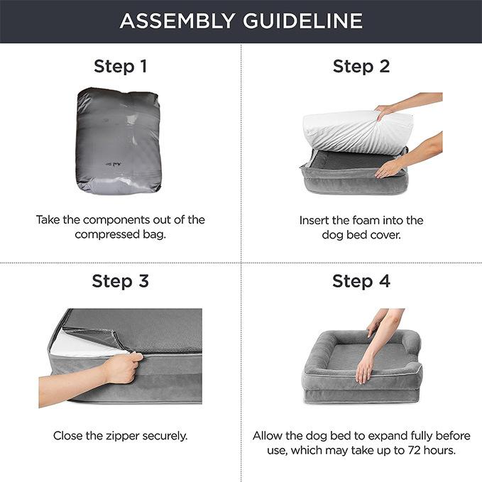 Super-fitting dog mattress, comfortable pet sofa