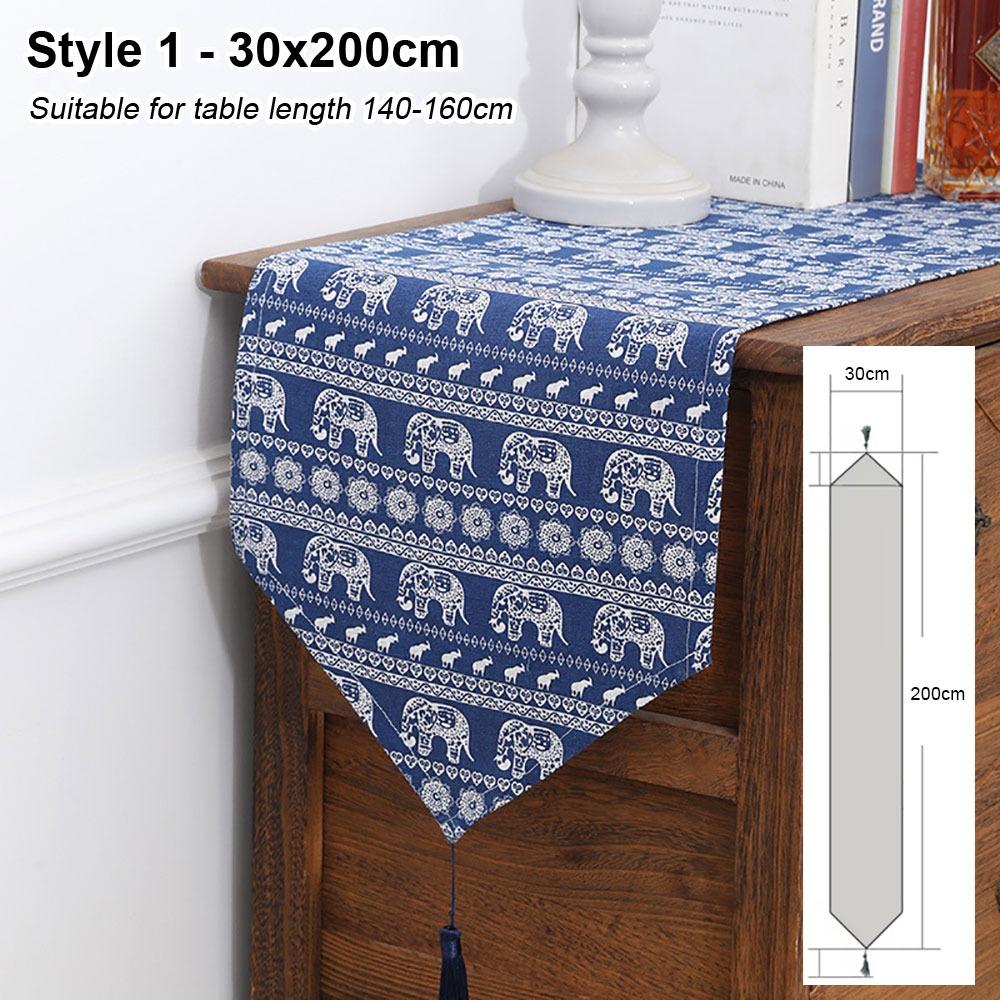 1Pcs Nordic Style Tablerunner 30x120cm 30x200cm Boho Decor Tablecloth Home Wedding Party Decoration