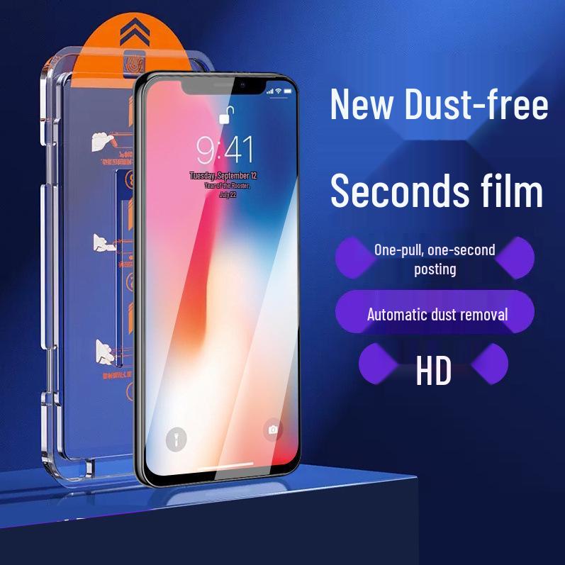 Explosion-Proof Tempered Film for OPPO Find X9 Pro/Reno14 with Pull-Tab Dust-Free Compartment