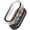 Pilnībā nosedzošs stikla maciņš priekš Xiaomi Mi Band 9 8, ekrāna aizsargplēve, Miband 9 pulksteņa siksniņa, aizsargājoši PC rāmja maciņi