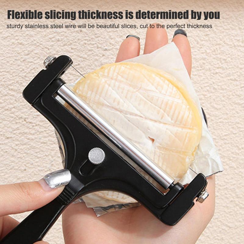 Cheese Slicer Adjustable Thickness Stainless Steel Wire Cheese Tools Handheld Butter Slicer Cutter Grinder Kitchen accessories