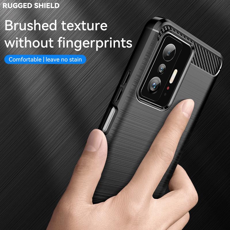 For Cover Xiaomi 11T Case For Xiaomi 11T Bumper Silicone Carbon Fiber Shell Back Case For Xiaomi 11T 11 T Pro 10T 11 Lite Cover