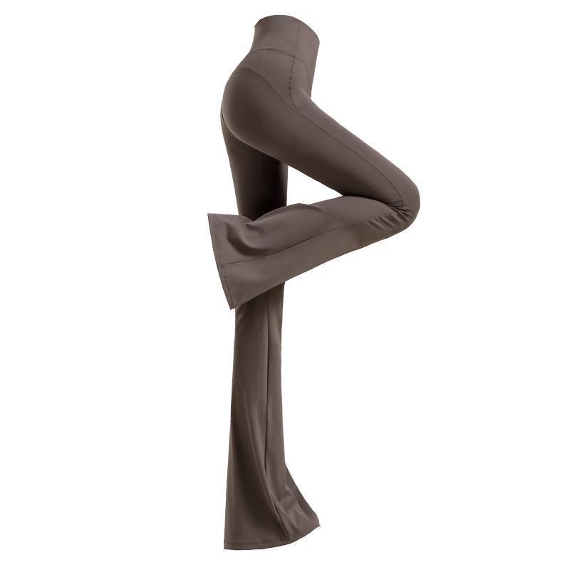 High-Waist Yoga Horseshoe Pants: Tummy Control, Slimming, Barbie Flare, Autumn Outerwear for Women