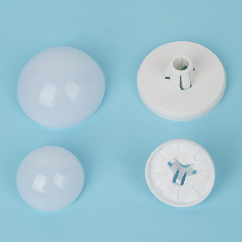 5Pcs Led Plastic Half-Bulb Bulb Makeup Mirror Bulb Plastic/Aluminum Base Shell Home Ceiling Restaurant Light Mirror Front Light