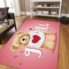 Little Bear Carpet for Living Room,Soft Flannel Rug for Bedroom ,Anti-Slip  BATHROOM Mat,  Baby Play Mat, Anime Rug  Decoracion