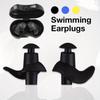 2 Pieces1 Pair Waterproof Silicone Earplugs - Reusable Swimming Plugs For Showering  Bathing Diving  Surfing